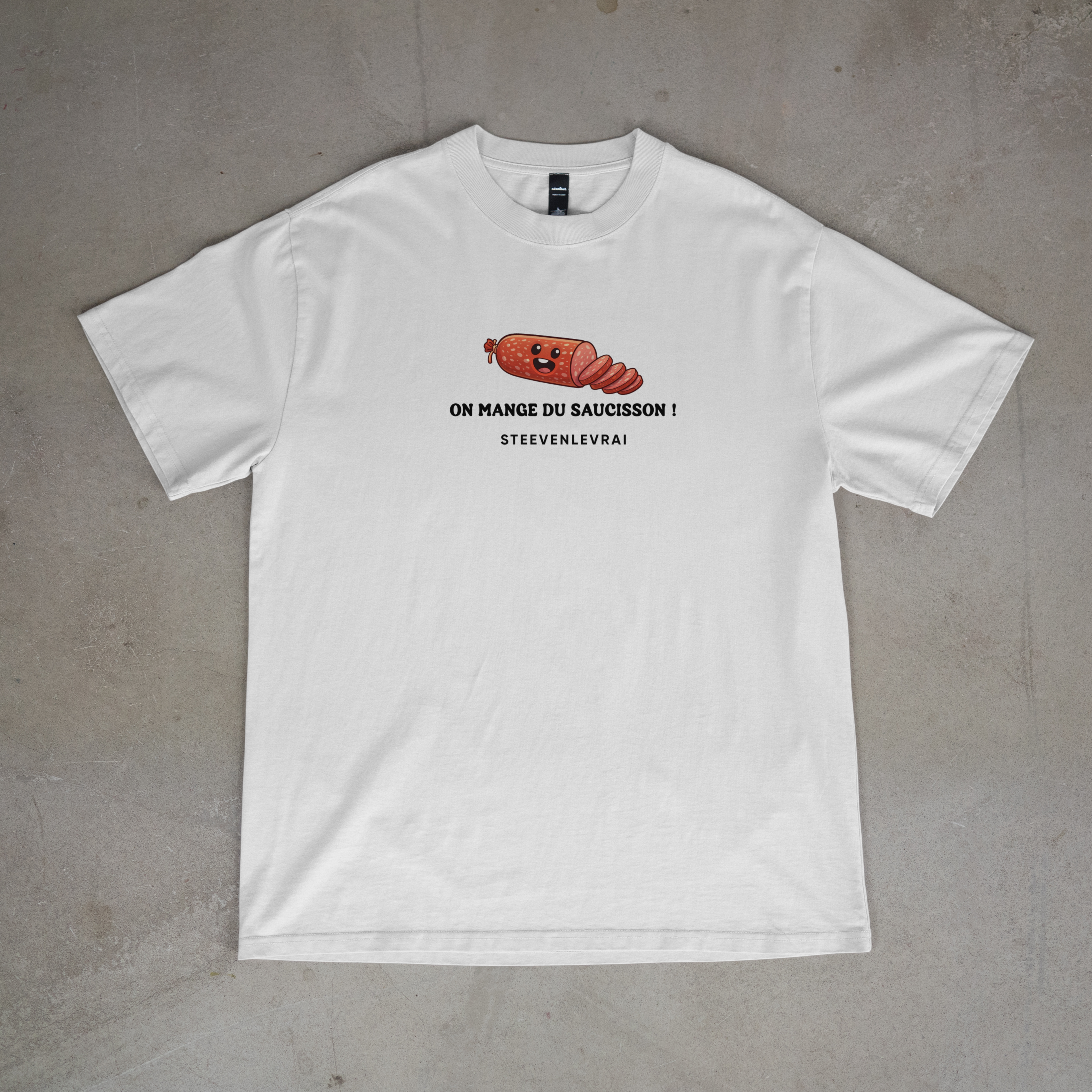 T-shirt "ON MANGE DU SAUCISSON"